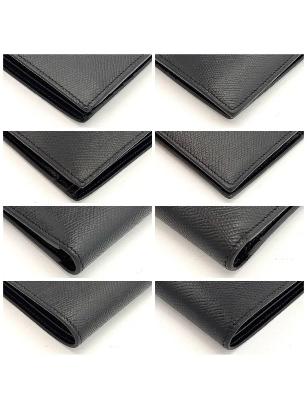Celine Fold Wallet Bifold Black Billfold Coin Purse